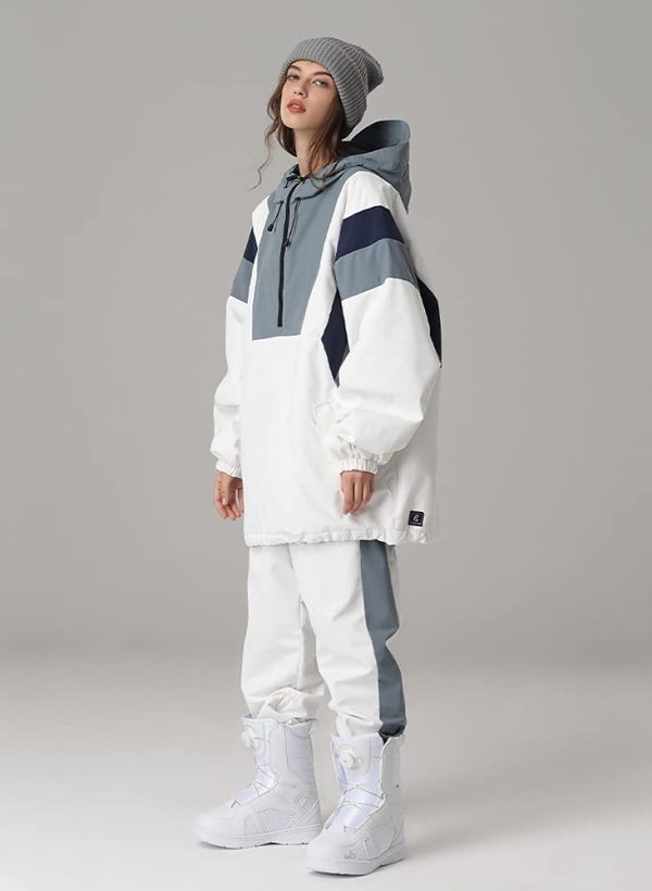 Women Snowboarding Suit Waterproof Windproof Ski Jacket Pants Set Two Piece Snowsuits Ski Suit for Winter Sports