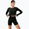Two Piece Suit Women Seamless Yoga Set Gym Clothing Workout Sportswear High Waist Leggings Fitness Sport Crop Top(D,M)
