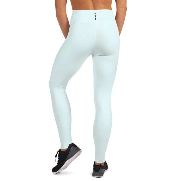 Blue Elastic Yoga Leggings