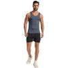 3 Pack Compression Dry Fit Tank Top Men, Shapewear Shirt Sleeveless Men Slimming Muscle Undershirt for Gym
