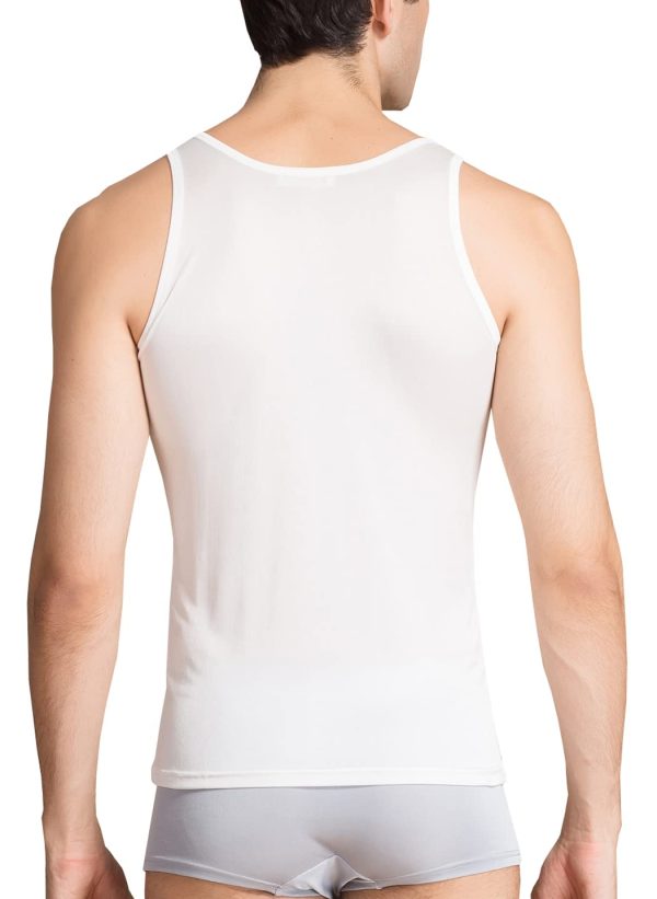 Men's Silk Tank Tops Sleeveless Pure Silk Undershirt Super Absorbent and Breathable Classic A Shirts