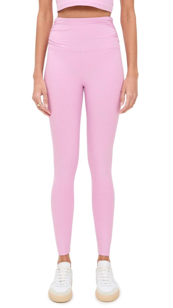 Women's Spacedye Raise The Barre Shirred Leggings