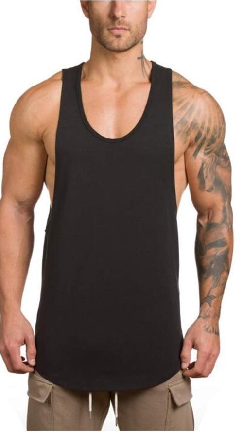 Men's Muscle Gym Workout Stringer Tank Tops Bodybuilding Fitness T-Shirts 1/2/3 Pack