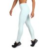 Blue Elastic Yoga Leggings