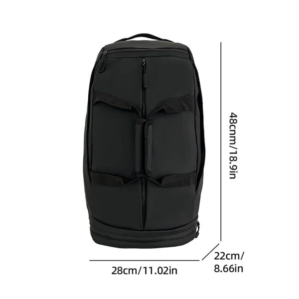 35L Gym Bag Yoga Fitness Duffel Backpack for Men Women Sport Bags with Shoes Pack Outdoor Camping Rucksack Travel Luggage