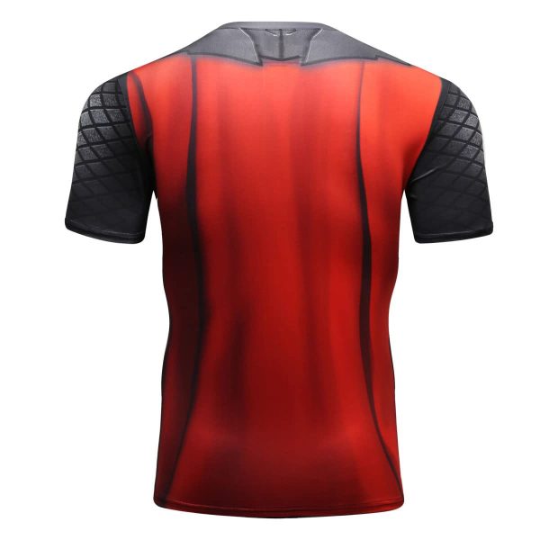 Men's Compression Base Layer Tops Short Sleeve Outdoor Athletic Shirts Running T Shirts