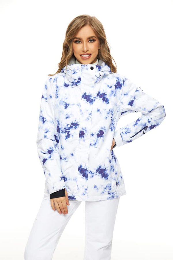 Ski jacket Snowboard Jacket Womens High Windproof Colorful Snow Jacket Pants Set