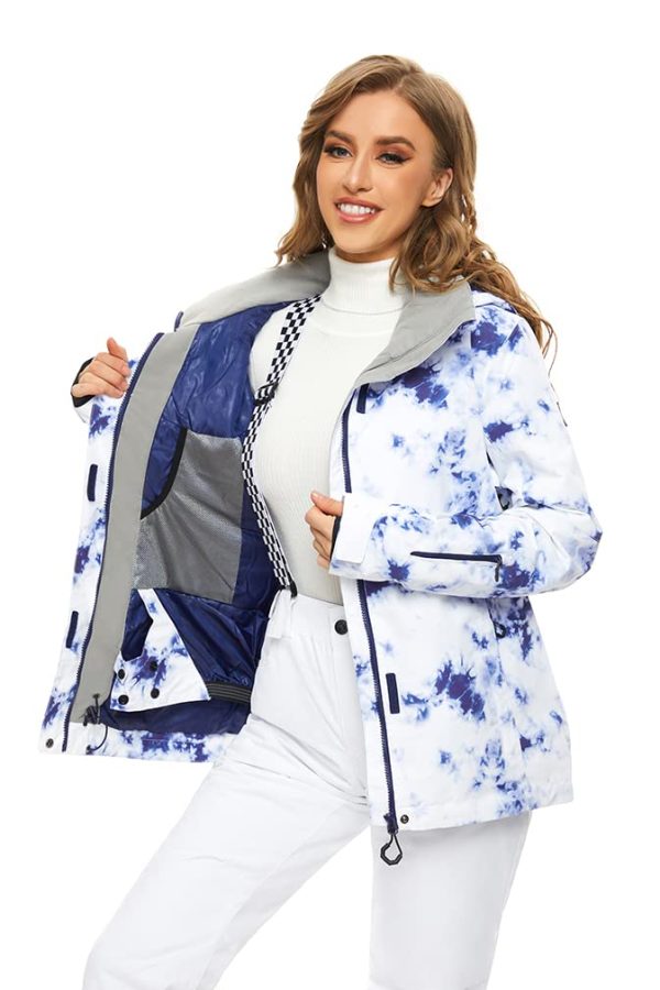 Ski jacket Snowboard Jacket Womens High Windproof Colorful Snow Jacket Pants Set