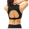 High Waist SportsTwo-piece Female Yoga SuitSet Vest With Bra Nude Tight Pants And Multi Pocket Women's Fitness Suit