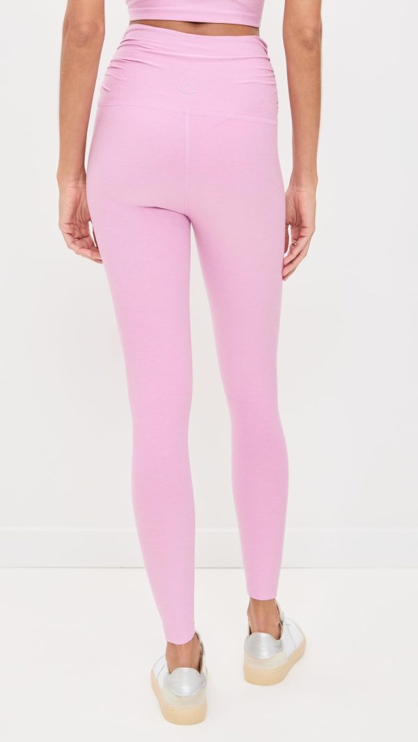 Women's Spacedye Raise The Barre Shirred Leggings