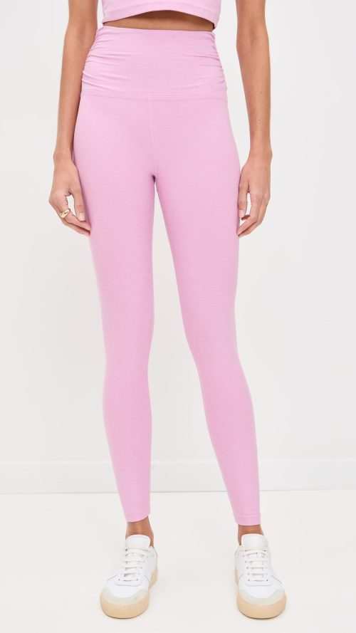 Women's Spacedye Raise The Barre Shirred Leggings