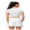 Women's Tennis Skirt Set Yoga Leisure Sports Suit Short Skirt for Running Golf Badminton Fitness