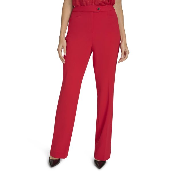 Straight-Leg Classic Business Casual Pants for Women