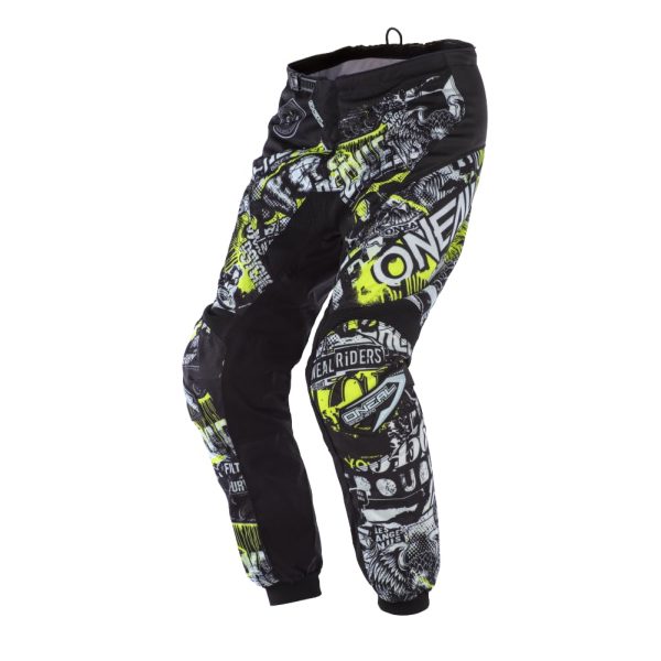 Youth Element Attack Pant Black/Hi-Viz, 5/6