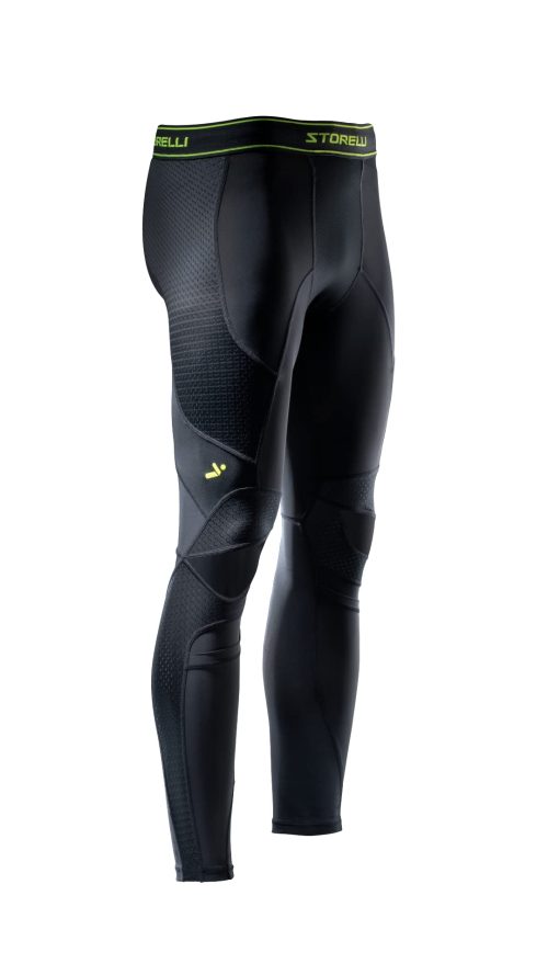 BodyShield Turf Burn Compression Pants 2, Soccer Base Layer with Shin Guard Pockets, Sports Accessories for Football, Baseball,