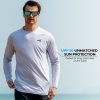 UPF 50 Fishing Shirts for Men, Long Sleeve Fishing Hiking Shirt, Breathable Moisture Wicking, Sun Shirts for Men