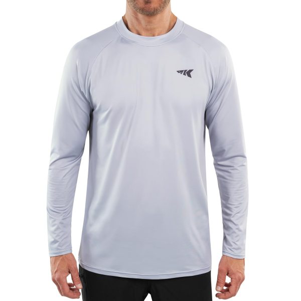 UPF 50 Fishing Shirts for Men, Long Sleeve Fishing Hiking Shirt, Breathable Moisture Wicking, Sun Shirts for Men