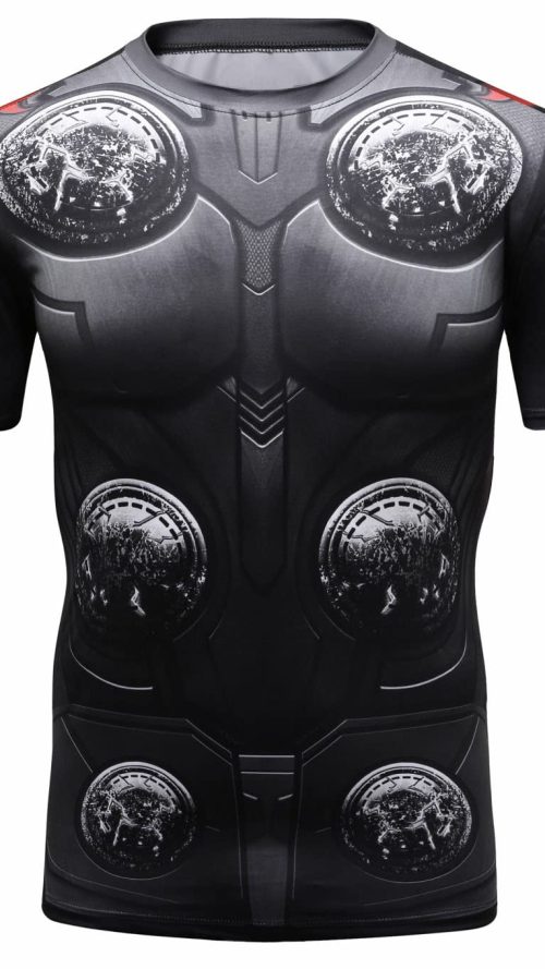 Men's Compression Base Layer Tops Short Sleeve Outdoor Athletic Shirts Running T Shirts
