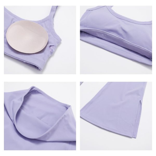 Long Sleeves Sports Set Women Quick-Dry Yoga Clothing Fitness Bra Sweatpants Gym Set Women Workout Tracksuit