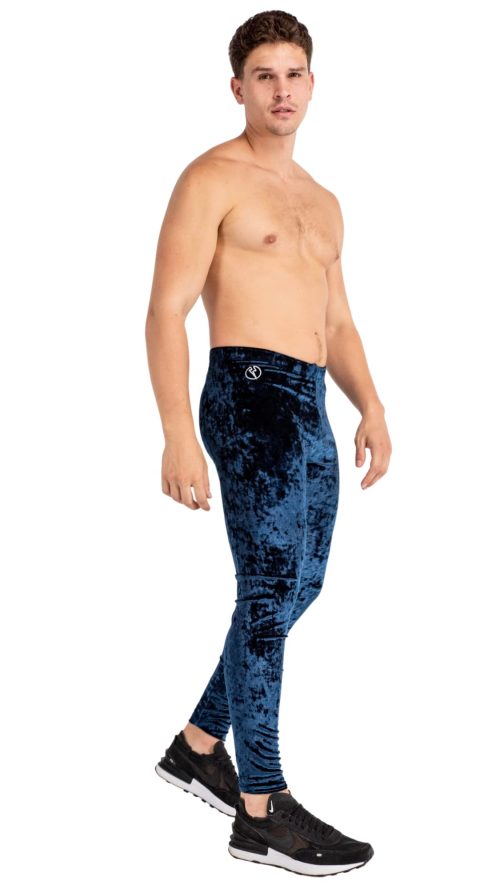 Velvet Material Mens Leggings