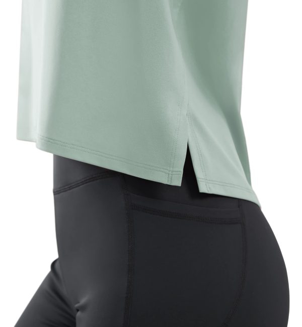 Ice Silk Crop Workout Tank Tops for Women Cool-Dry Sleeveless Loose Fit Yoga Shirts