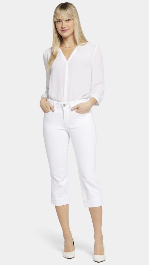 Women's Marilyn Straight Cuff Cropped Slimming Jeans