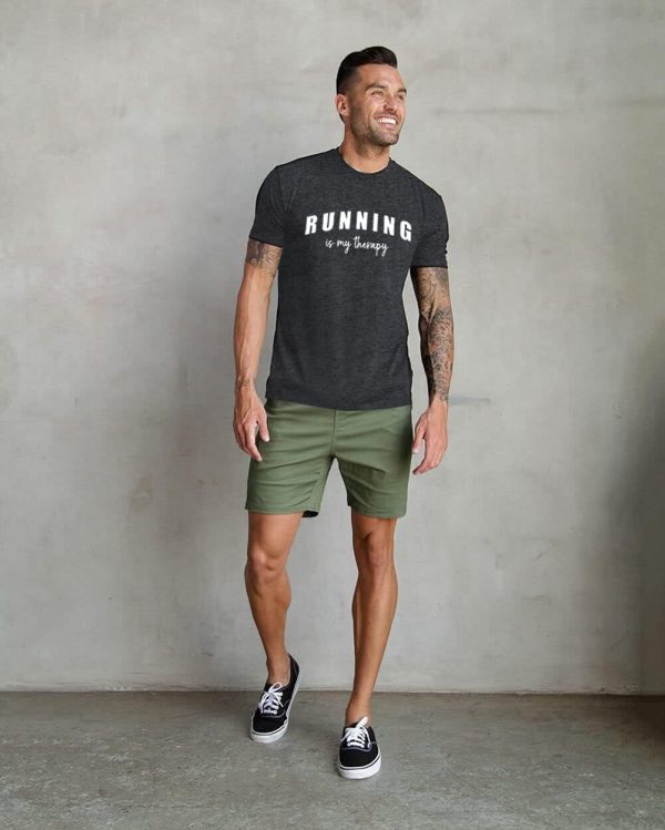 Running Shirts for Men Funny Runner Quotes T-Shirt Quick Dry Athletic Gym Active Tees Moisture Wicking Sport Tops