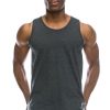 Mens Hipster Hip Hop Basic Tank Top Soft Premium Cotton Jersey Shirts, Small - 3XL Available