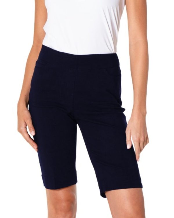 Women's Golf Wide Band Pull On Short with Real Pockets