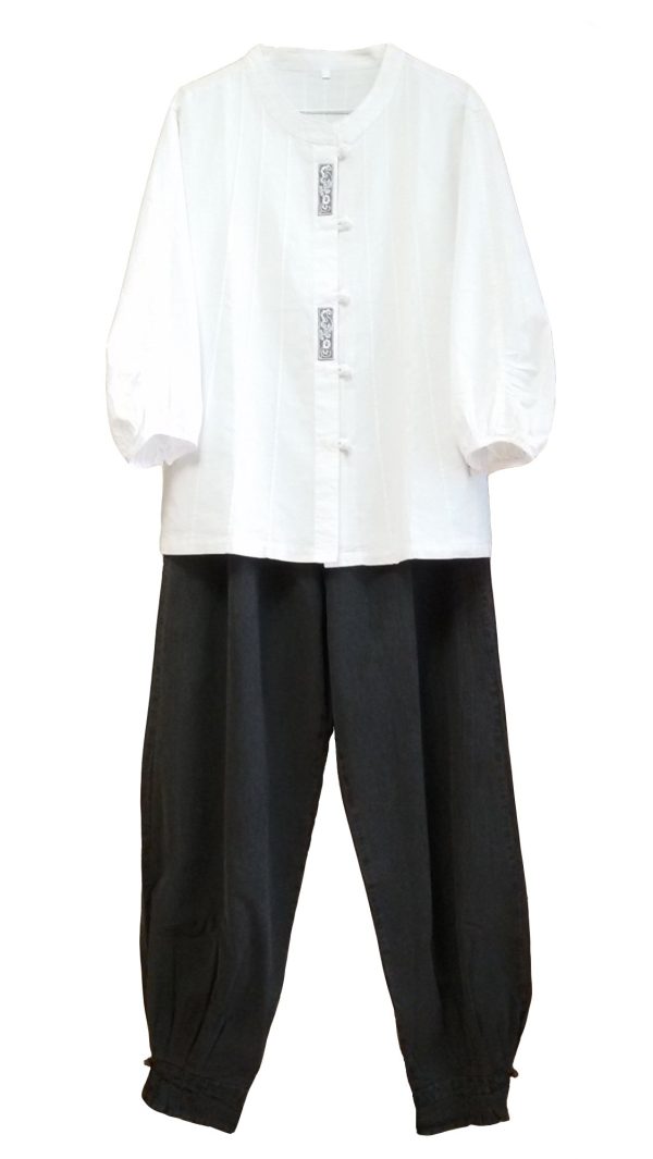 Women 100% Cotton Shirt Pants Buddhist Zen Meditation Clothing yoga Clothing