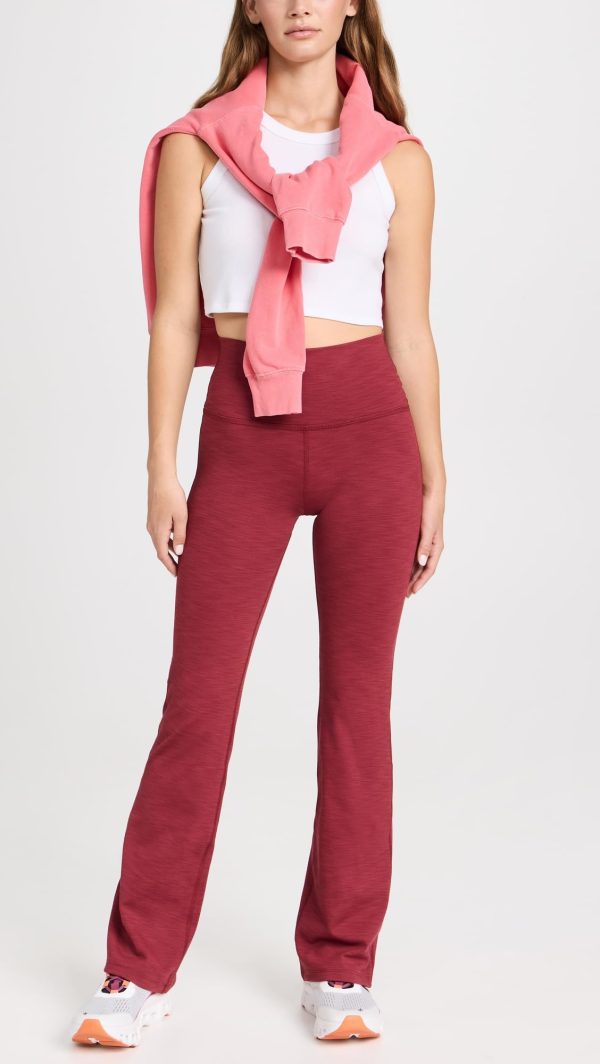 Women's Heather Rib High Waisted Practice Pants