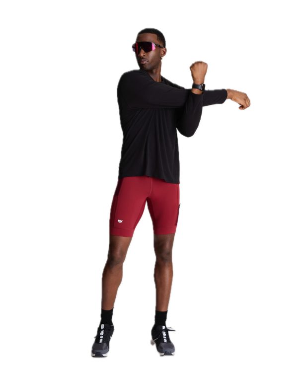 Sprint Half Tight Compression Shorts with Phone Pocket for Men