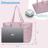 Tote Bag for Women, Travel Essentials Large Tote Bag with Zipper, Top Handle Handbag for Travel, Work