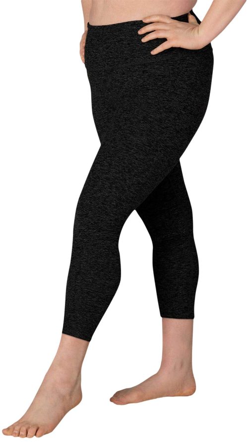 Women's Spacedye High-Waisted Capri Leggings