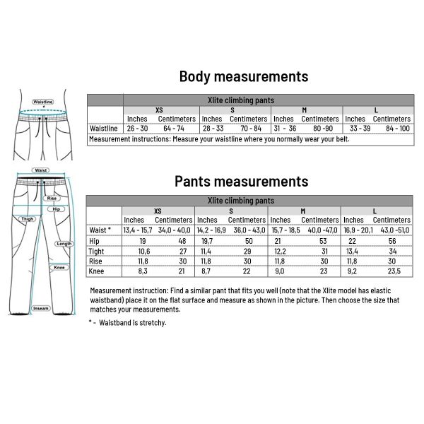 "Xlite Rock Climbing Bouldering and Yoga Pants. Lightweight Stretchy Trousers