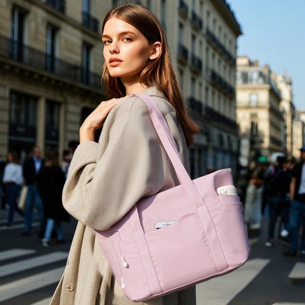 Tote Bag for Women, Travel Essentials Large Tote Bag with Zipper, Top Handle Handbag for Travel, Work