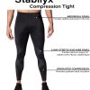 Men's Stabilyx Joint Support Compression Sports Tights, Pants for Running and Recovery