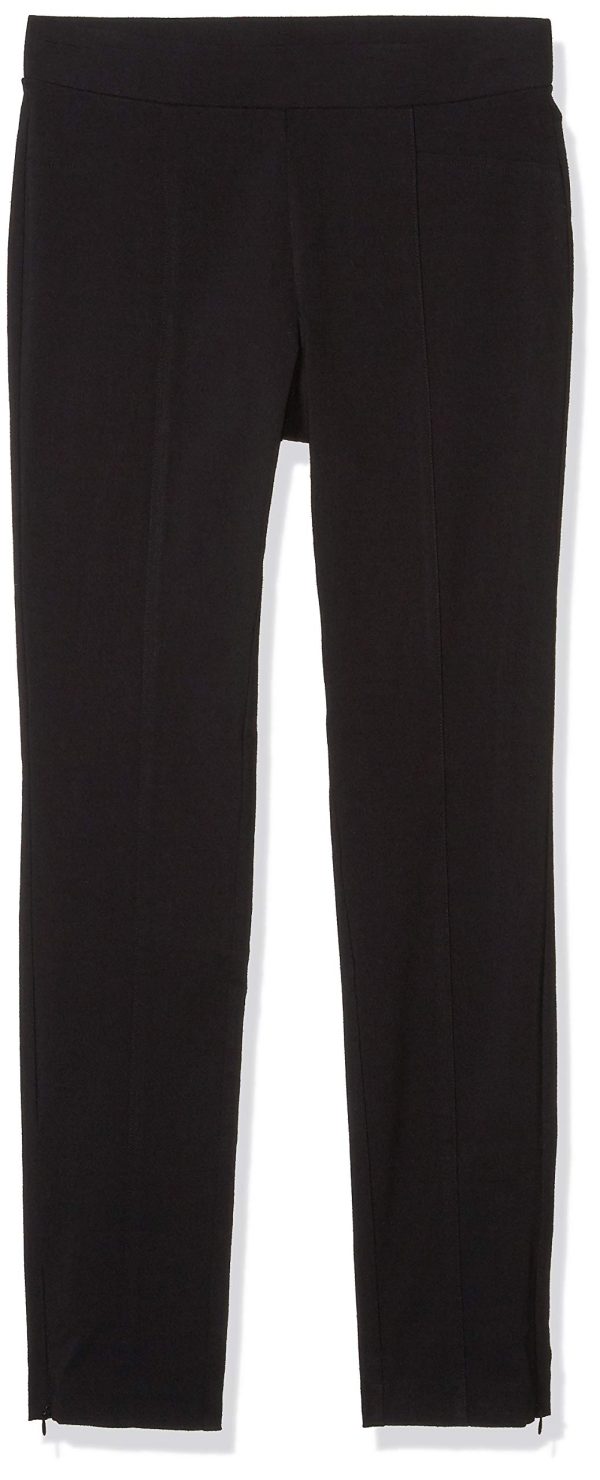 Women's Solid Supreme Stretch Dress Pants with Pull-on Waistband and Pockets, Durable Work Slacks, 30.5" Inseam