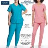 Women's Scrub Pant with 360° Stretch & Moisture Wicking Fabric - CK095