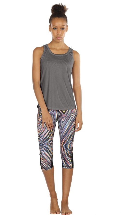 Women's Lightweight Breathable Open Back Workout Athletic Yoga Tank Tops