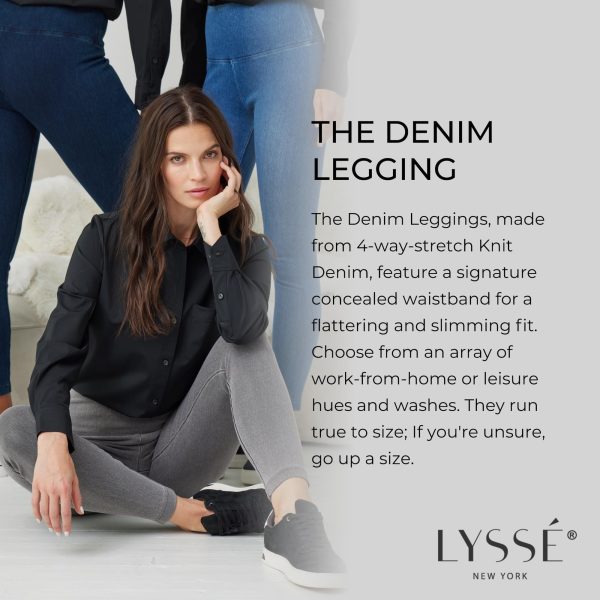 Denim Leggings, Jeggings for Women, High Waisted Skinny Jeans, Ankle-Length Stretchy Jeans for Women