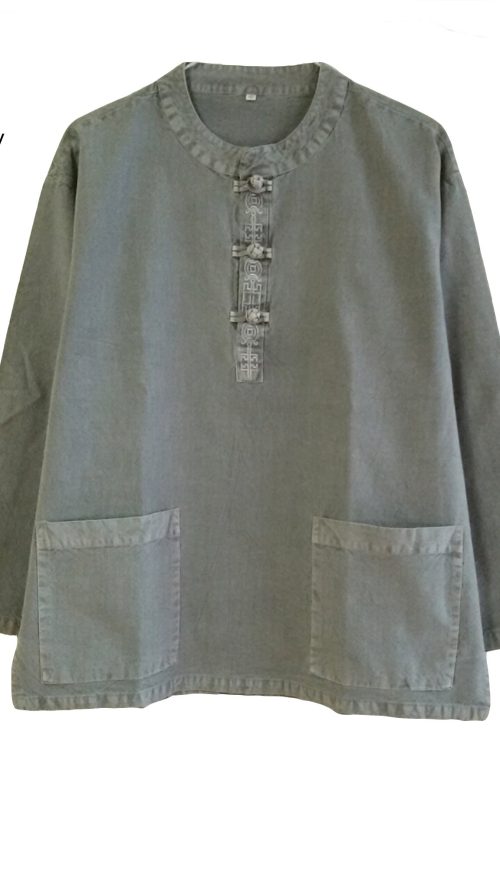 Men Women Cotton 100% Embroidery Shirt or Pants Zen Meditation Clothing