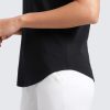 Womens Pima Cotton V Neck T-Shirt Short Sleeve Casual Workout Shirts Soft Summer Basic Tee Tops