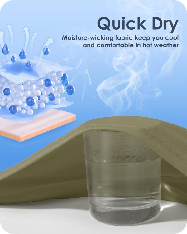 Men's UPF 50+ Sun Protection Lightweight Hoodie Shirts Long Sleeve Fishing Shirts SPF UV Hiking Swim