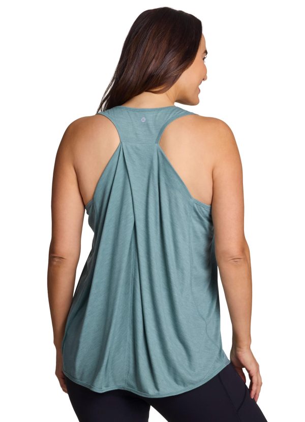 Active Women's Plus Size Sleeveless Relaxed Fashion Workout Yoga Tank Top