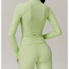 2pcs Long Sleeve Sports Suit Women Gym Shirts Set Women Workout Suit Quick-Dry Yoga Clothes Casual Activewear Female