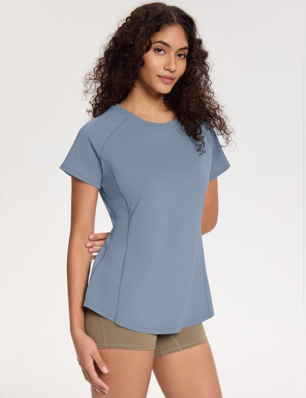 Workout Tops for Women Loose Fit Breathable Activewear Cool Quick Dry Gym Athletic Tee Top