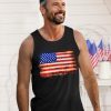 4th of July Tank Top Men American Flag Patriotic Sleeveless Shirts USA Stars and Stripes Independence Day Muscle Tanks