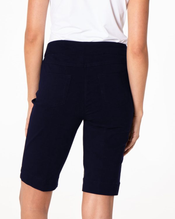 Women's Golf Wide Band Pull On Short with Real Pockets