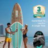 Inflatable Stand Up Paddle Board with SUP Accessories, Anti-Slip EVA Deck, 10’6’’ Inflatable Paddle Boards for Adults & Youth of